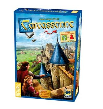 Juego de mesa Carcassonne, excelente juego de colocación de losetas